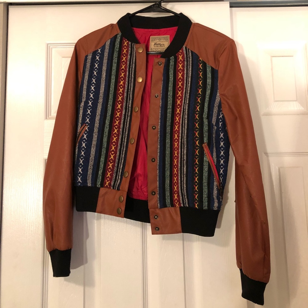 Aztec bomber jacket